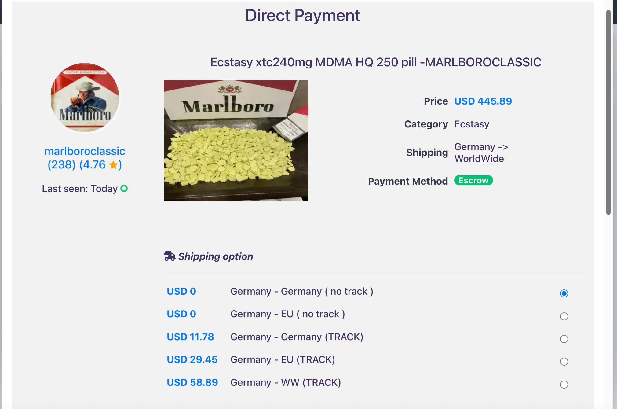 Torzon Market terms of service — darknet marketplace rules and escrow policy